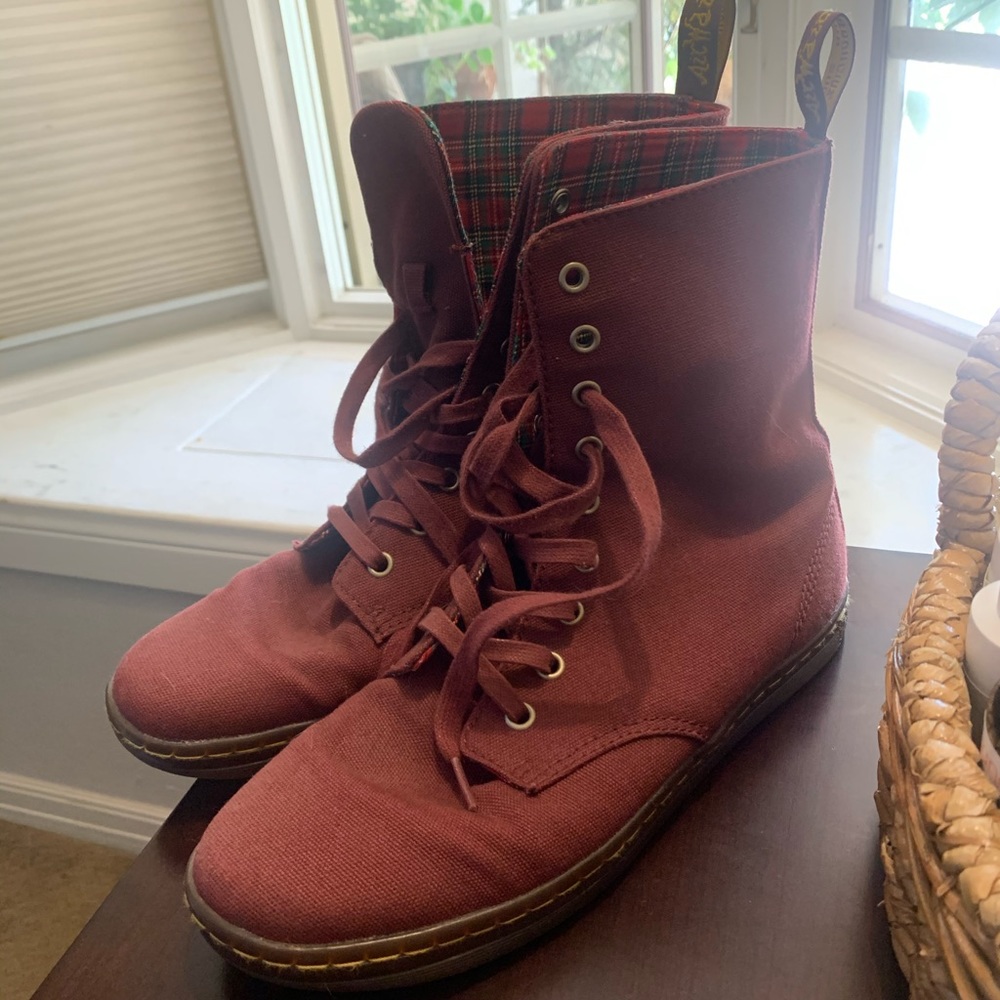 Maroon Dr.Martnes! Worn literally once.